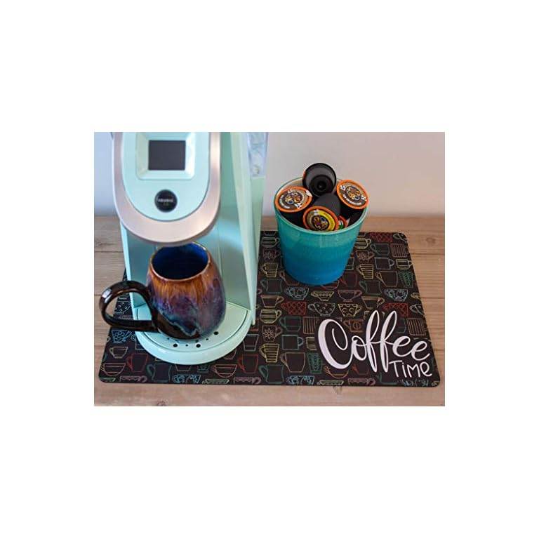 Coffee Time Placemat For Your Coffee Maker Or Espresso Machine. 12